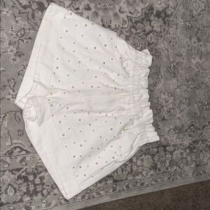 Elegant White Women's Shorts